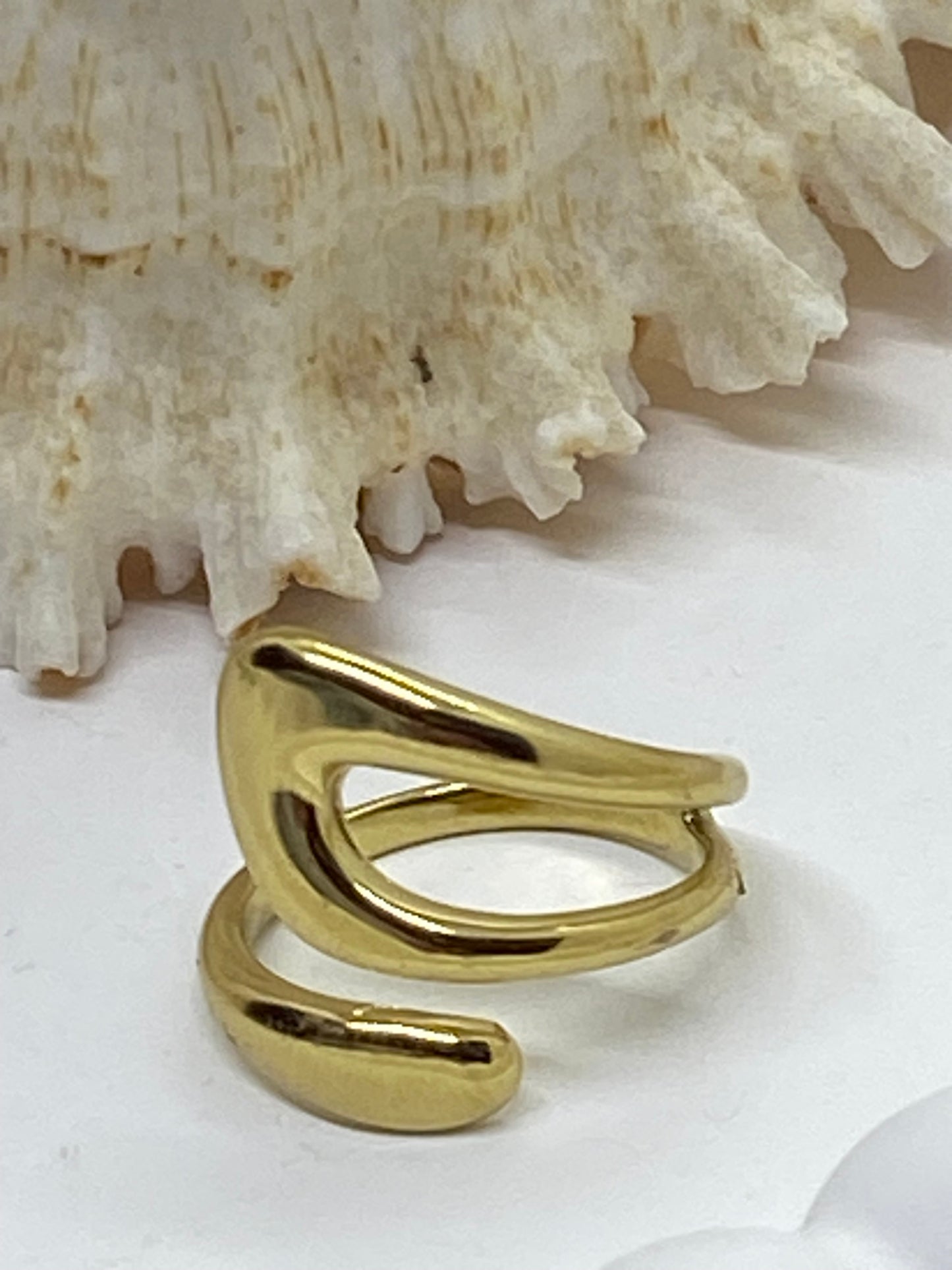 BAGUE 2 ACIER INOXYDABLE  REGLABLE