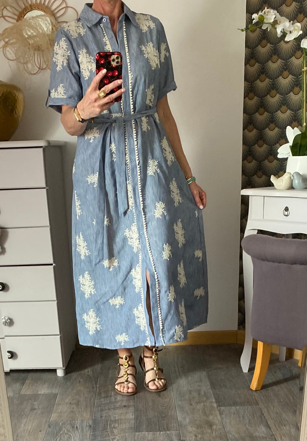ROBE BRODEE SACHA TU 34/40