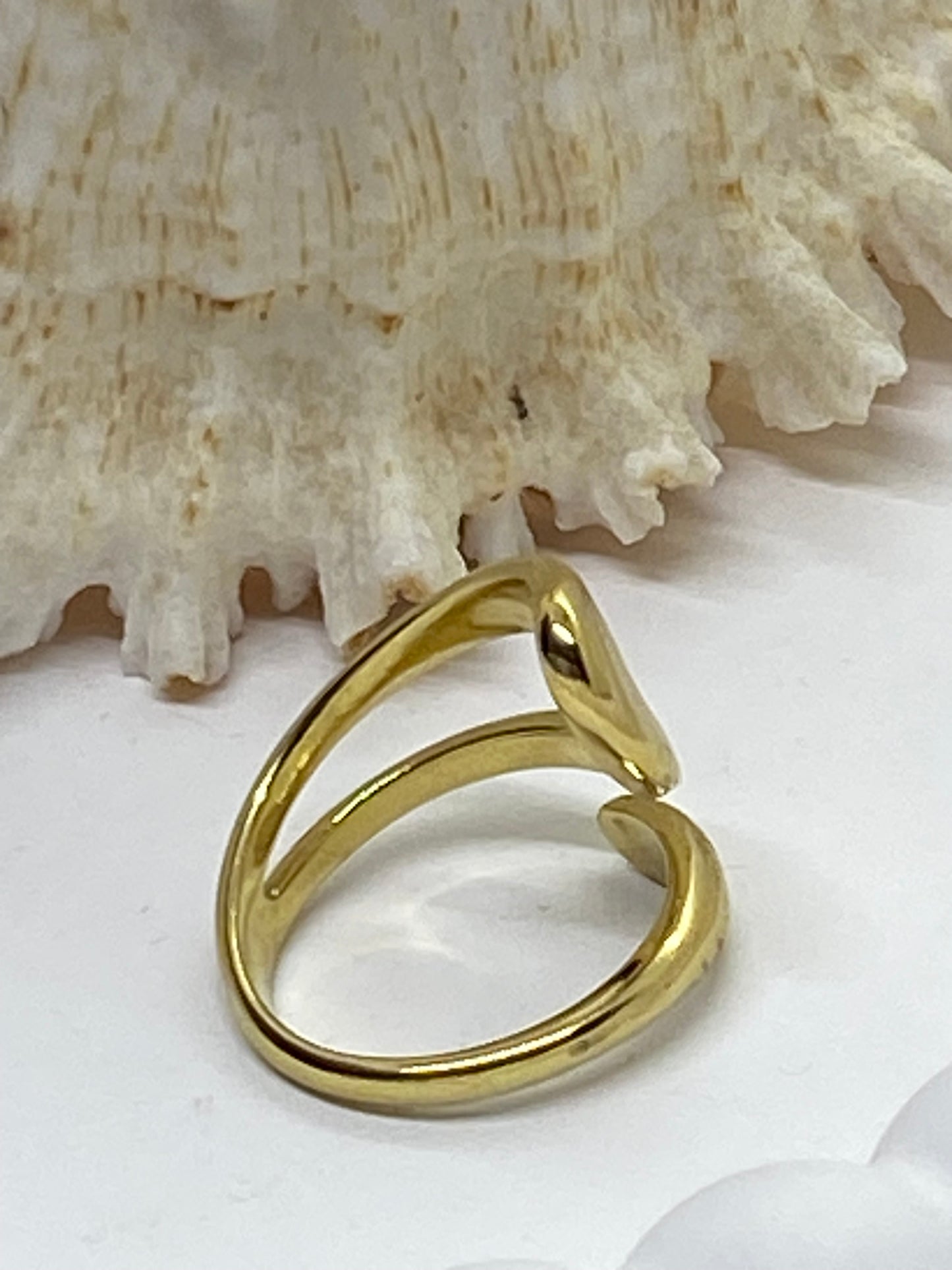 BAGUE 2 ACIER INOXYDABLE  REGLABLE