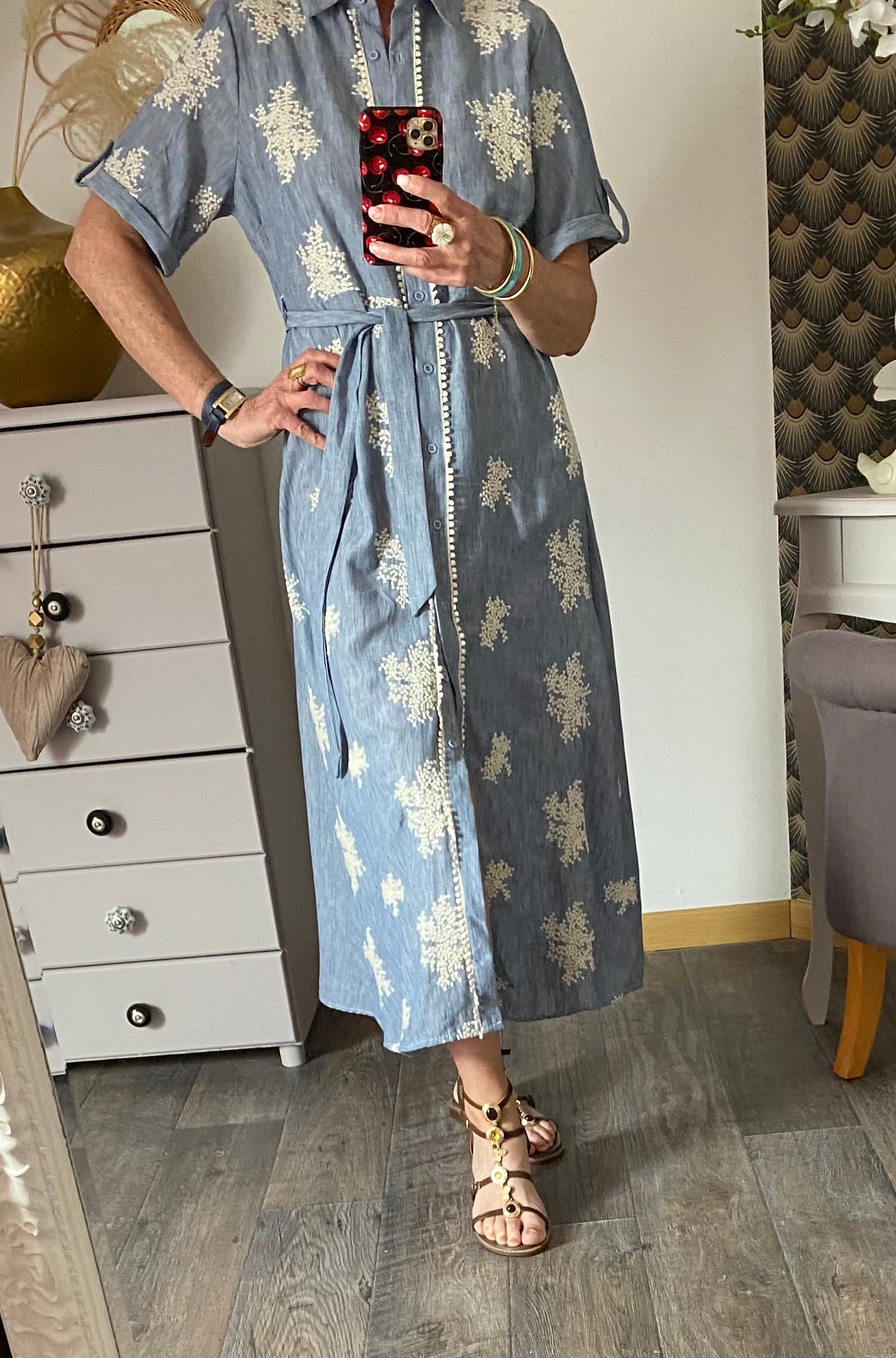 ROBE BRODEE SACHA TU 34/40