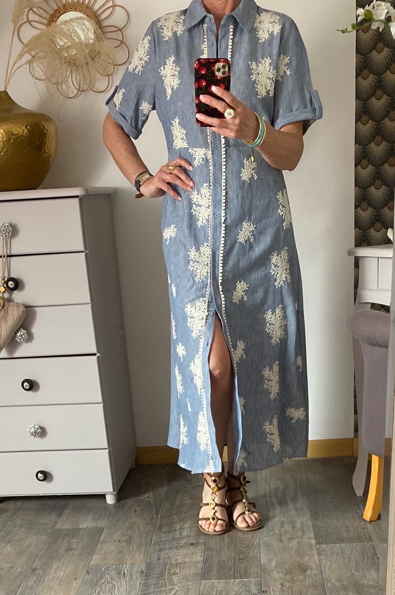 ROBE BRODEE SACHA TU 34/40