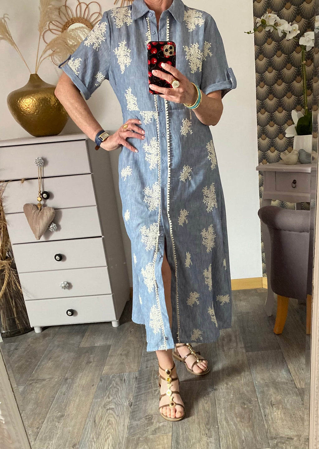ROBE BRODEE SACHA TU 34/40