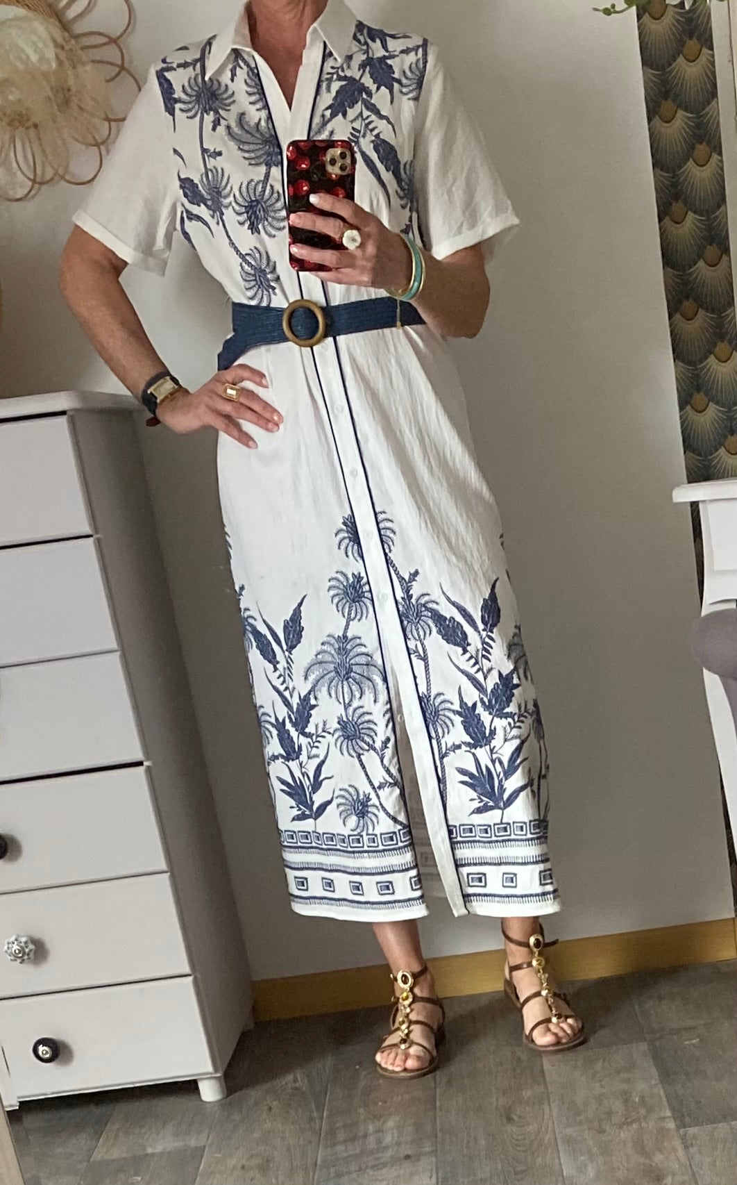ROBE ISABELLA BLEU MARINE  TU 34/40