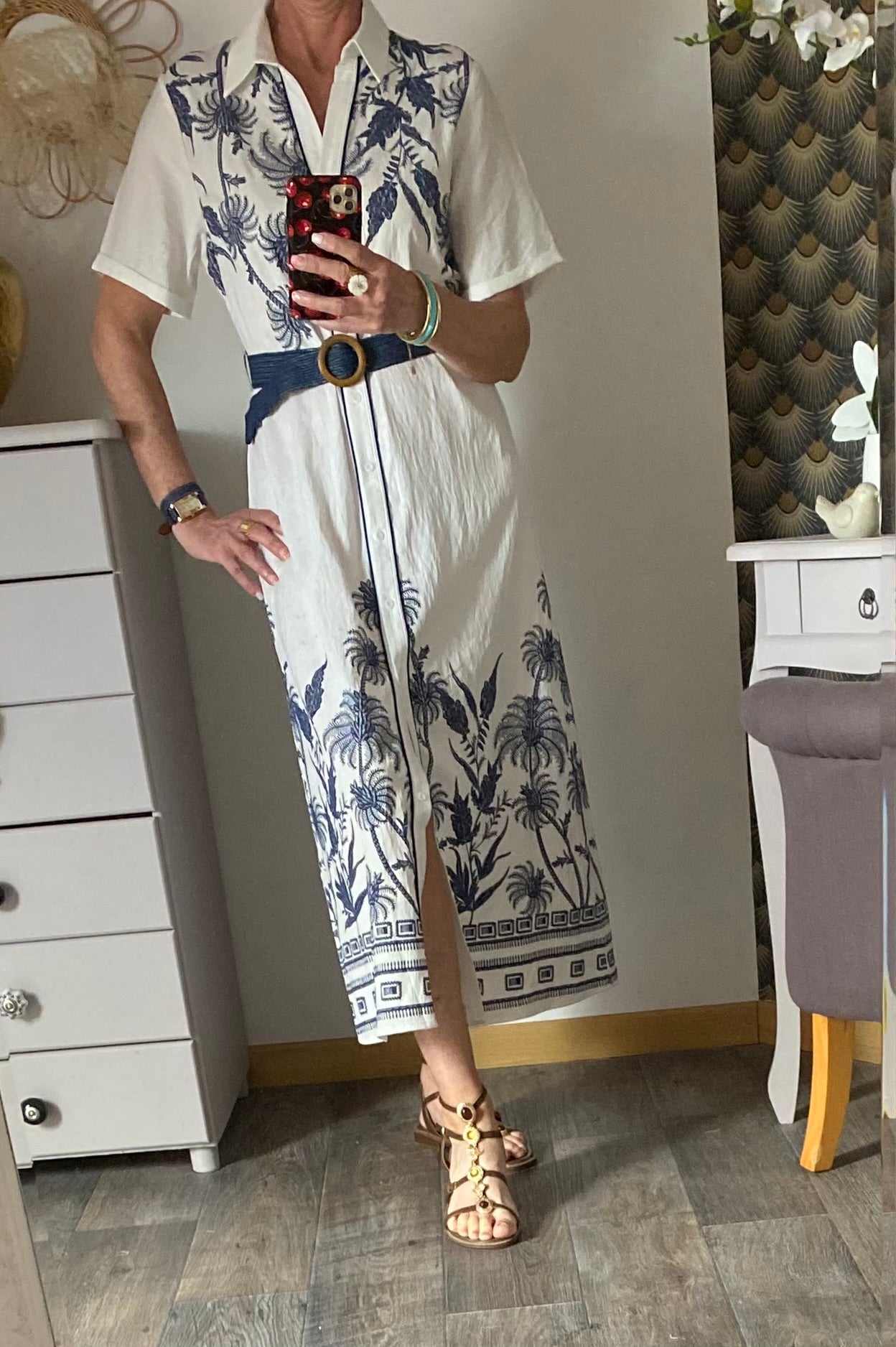 ROBE ISABELLA BLEU MARINE  TU 34/40