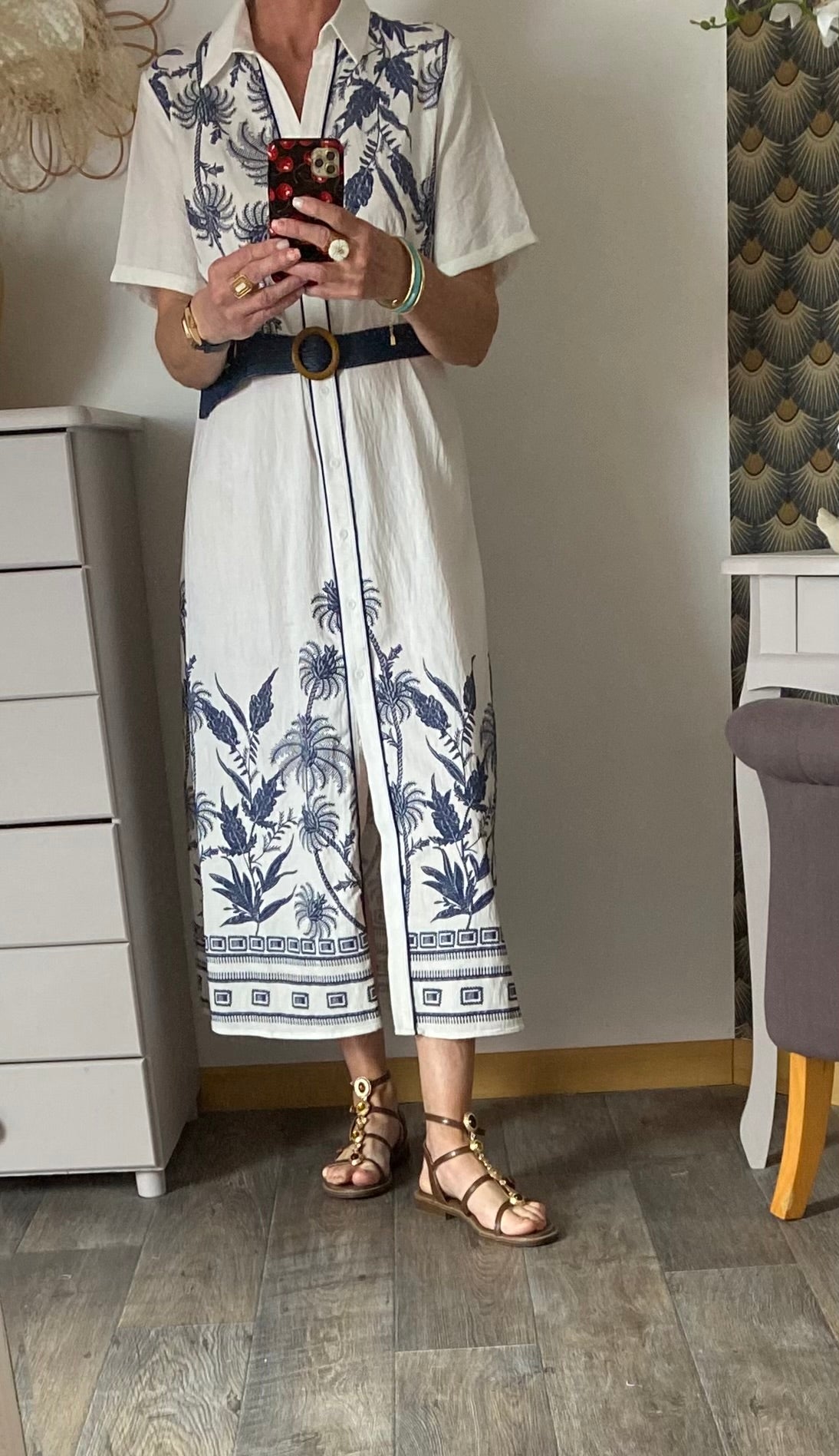 ROBE ISABELLA BLEU MARINE  TU 34/40