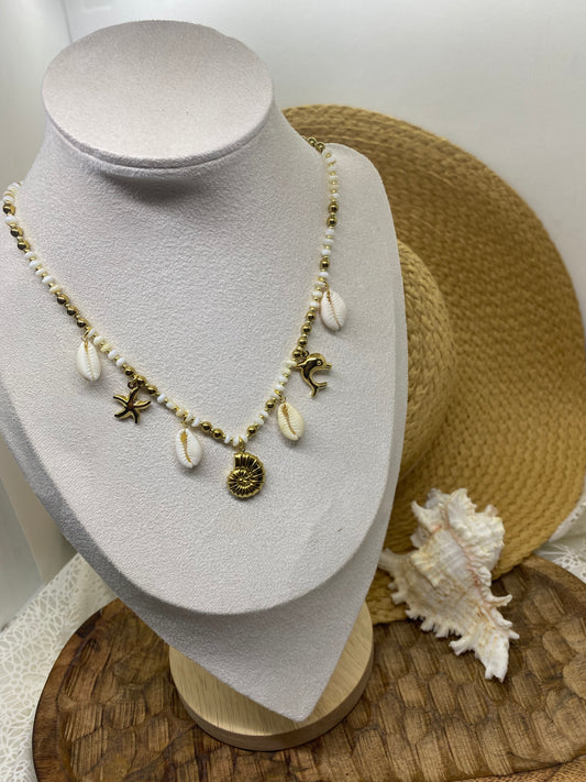 COLLIER PLAYA  COLLECTION OCEAN  ACIER INOXYDABLE