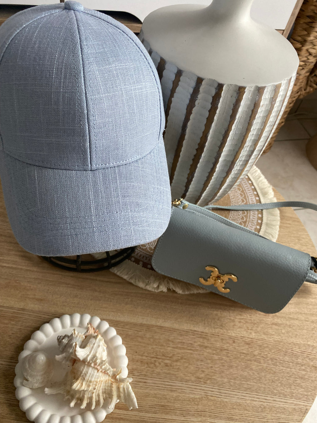 CASQUETTE CHACHA  MODELE 2  TU BLEU CIEL