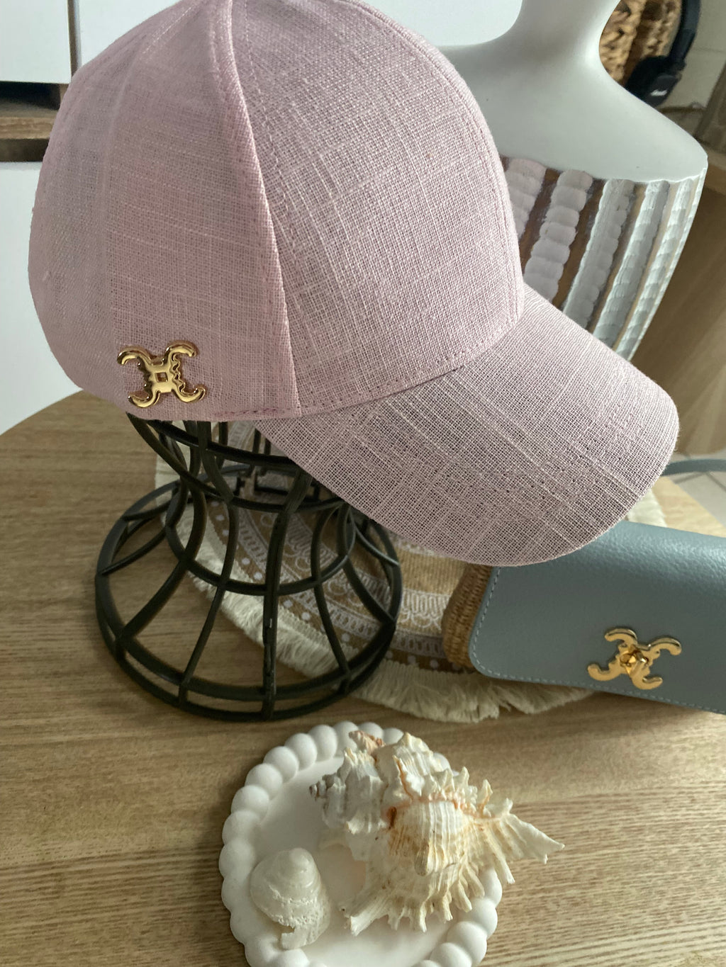CASQUETTE CHACHA  MODELE 2  TU ROSE PALE