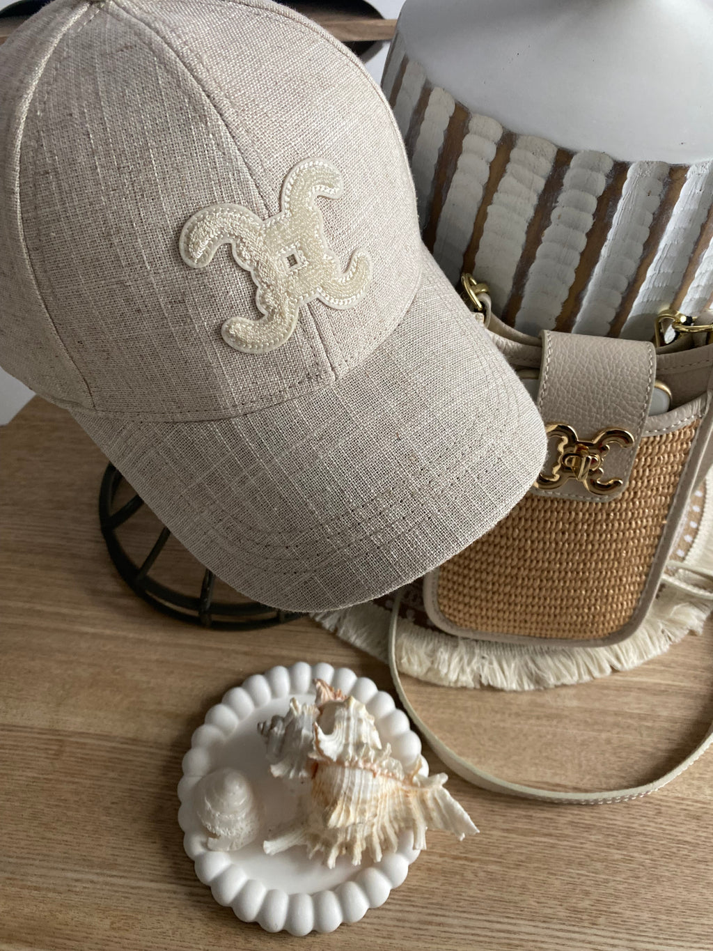 CASQUETTE CHACHA MODELE 1  TU   ECRU