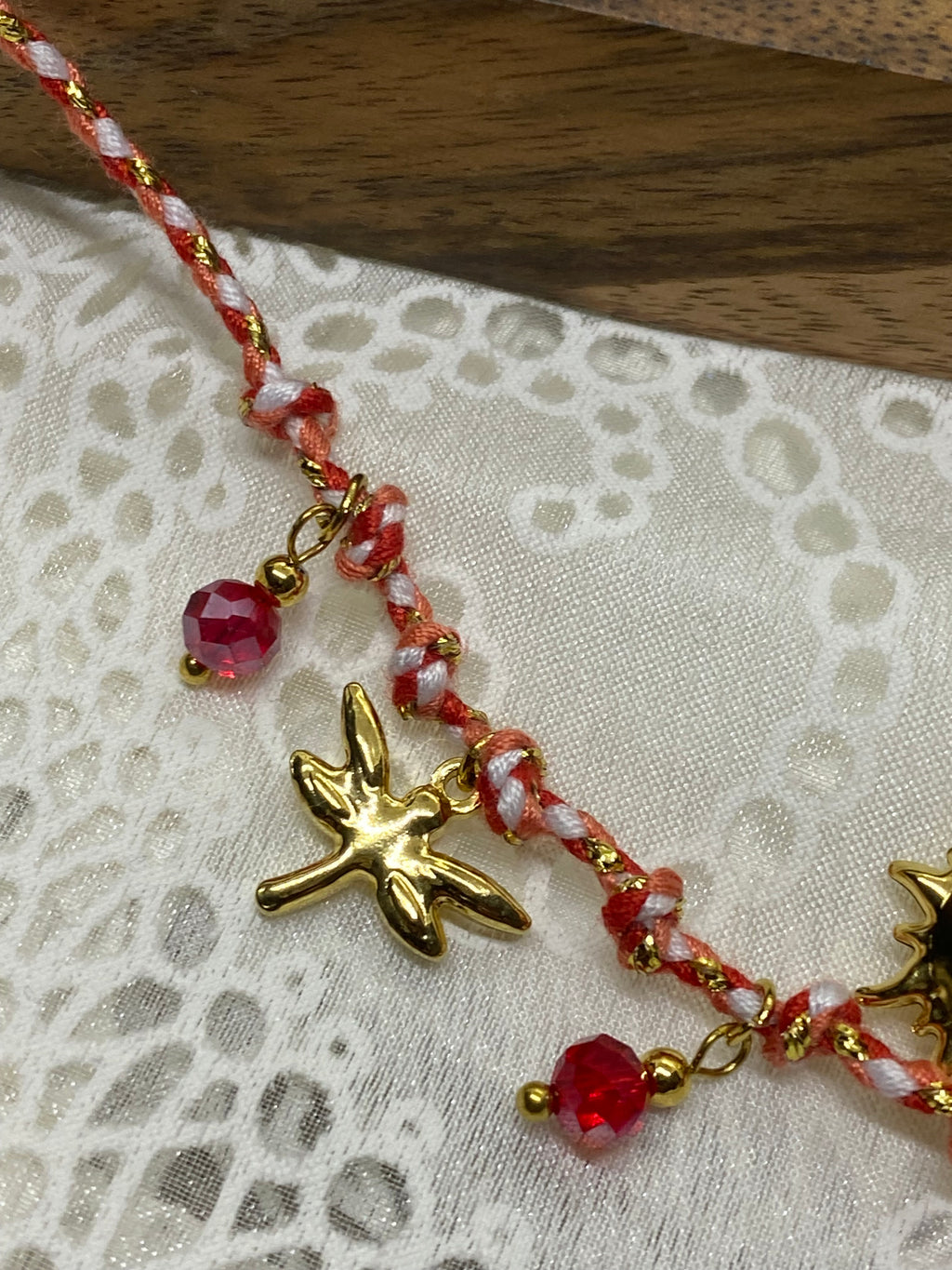 COLLIER CERISES  COLLECTION OCEAN  ACIER INOXYDABLE