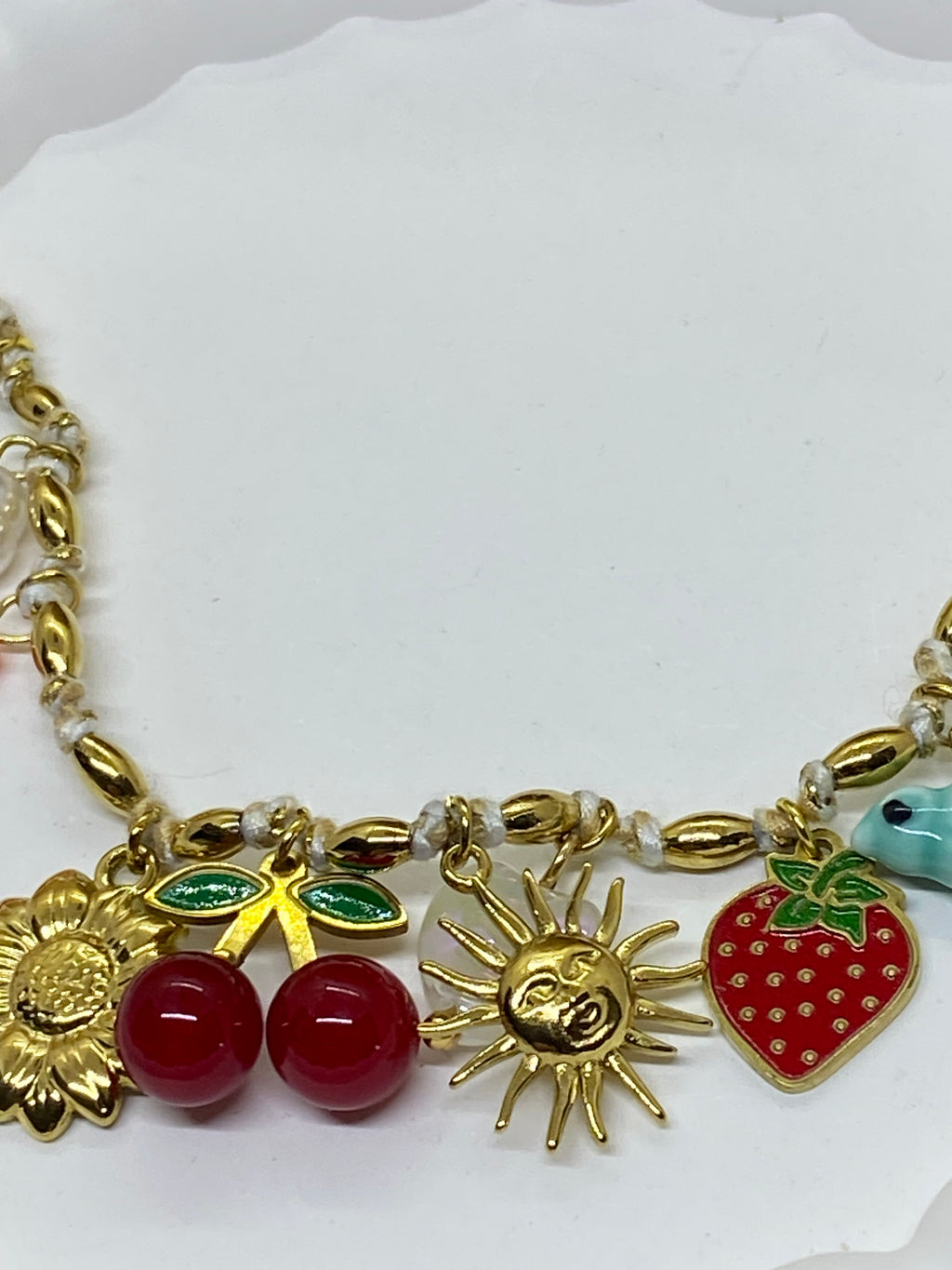 COLLIER FRUITS  COLLECTION OCEAN  ACIER INOXYDABLE