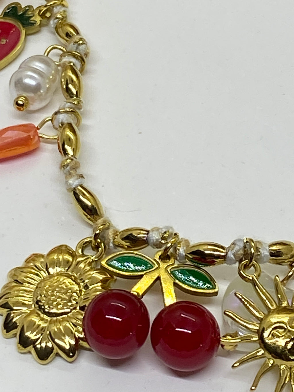 COLLIER FRUITS  COLLECTION OCEAN  ACIER INOXYDABLE