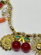 COLLIER FRUITS  COLLECTION OCEAN  ACIER INOXYDABLE