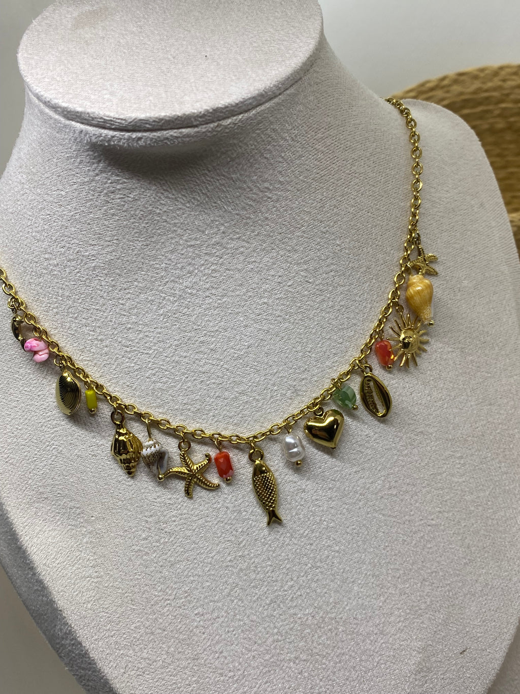 COLLIER FISH  COLLECTION OCEAN  ACIER INOXYDABLE