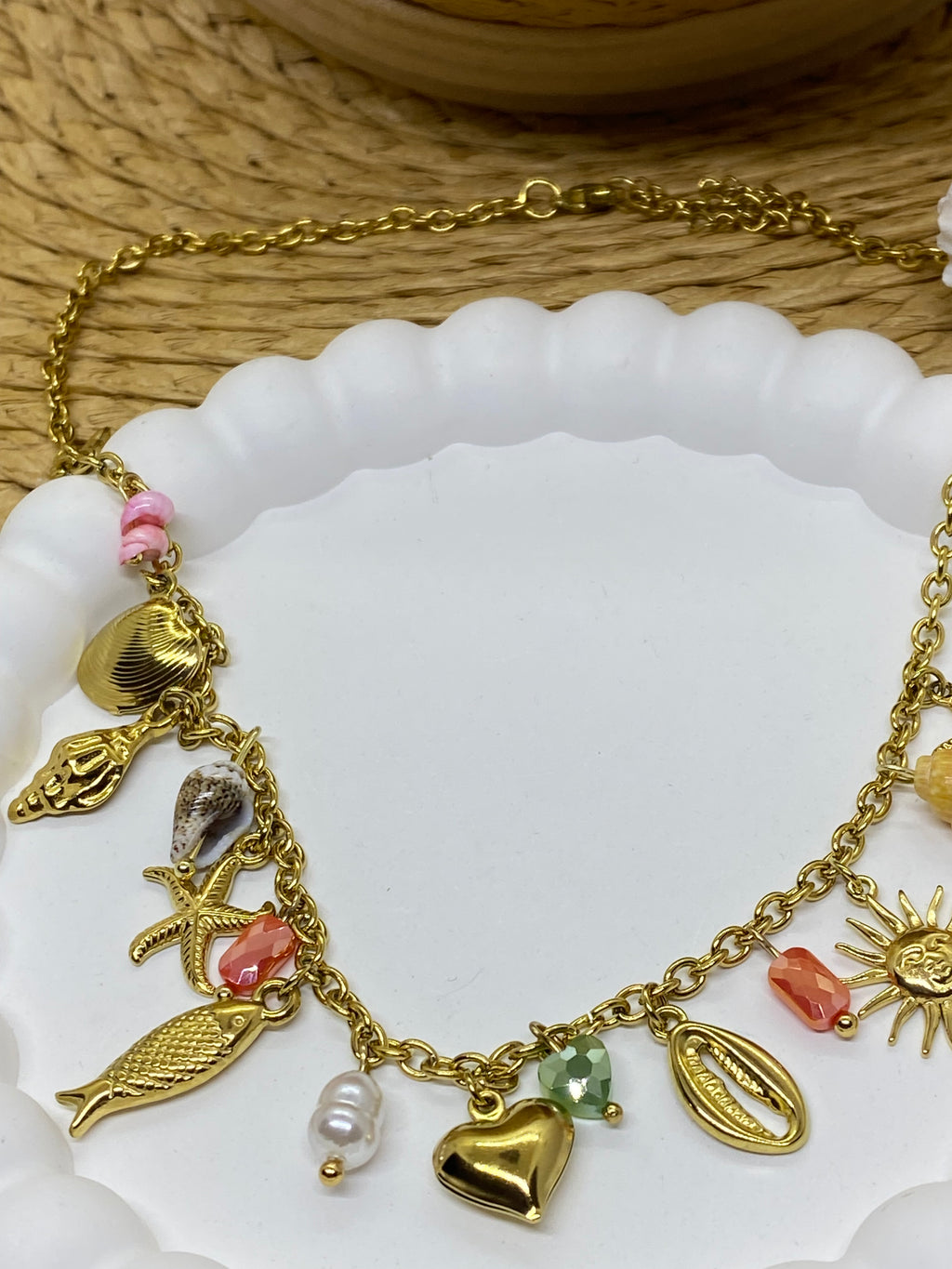 COLLIER FISH  COLLECTION OCEAN  ACIER INOXYDABLE