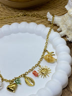 COLLIER FISH  COLLECTION OCEAN  ACIER INOXYDABLE