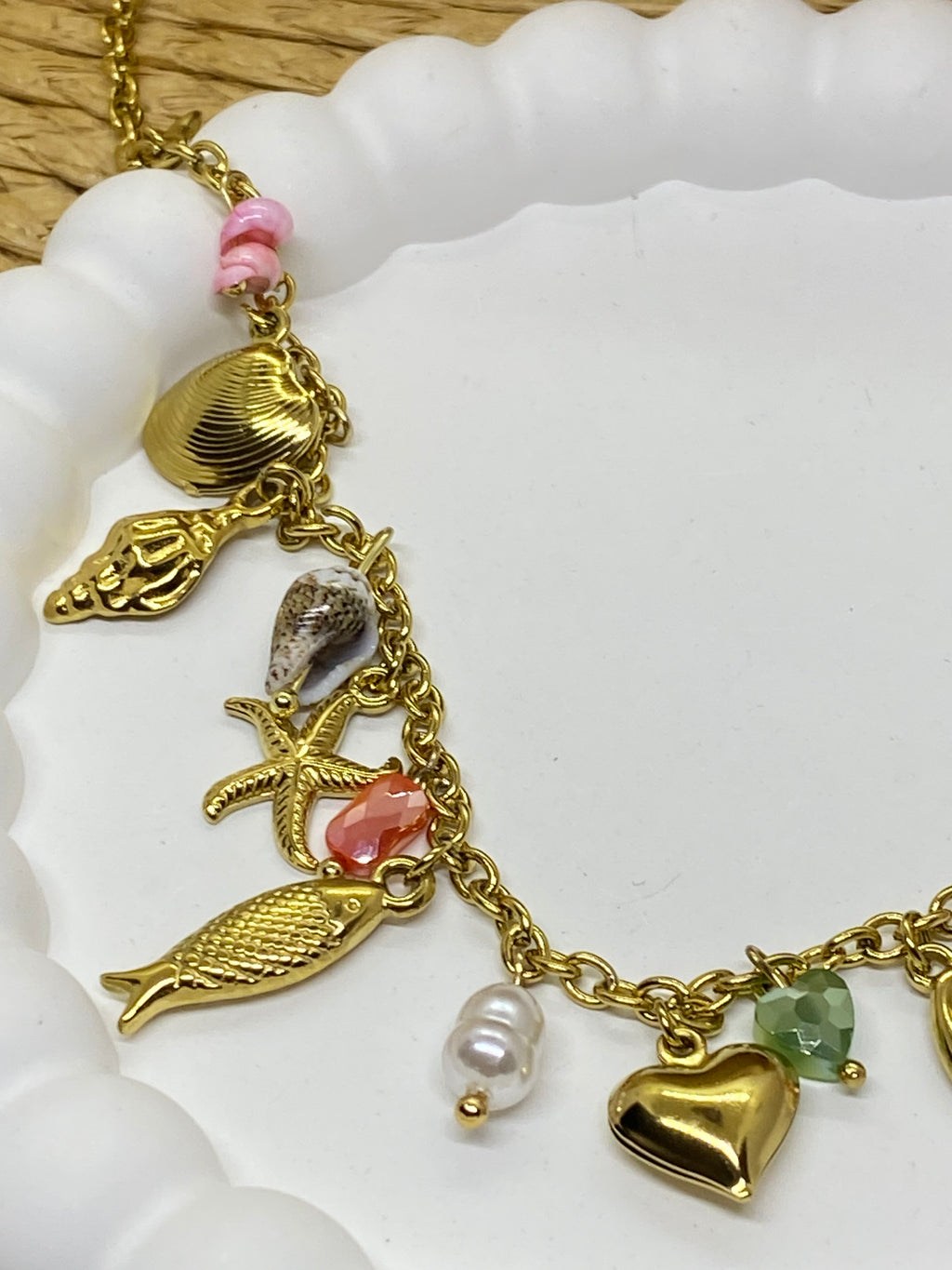 COLLIER FISH  COLLECTION OCEAN  ACIER INOXYDABLE