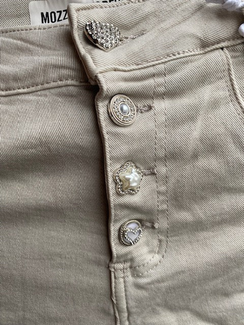 JEAN FORVER ECRU   XS/S/M/L/XL/XXL