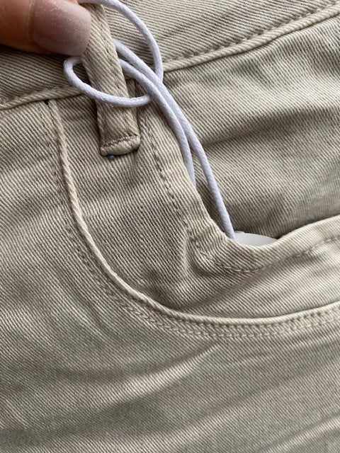 JEAN FORVER ECRU   XS/S/M/L/XL/XXL