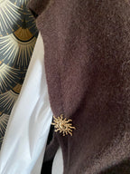 PULL SANS MANCHE  SOLEIL CHOCO  TU36/44