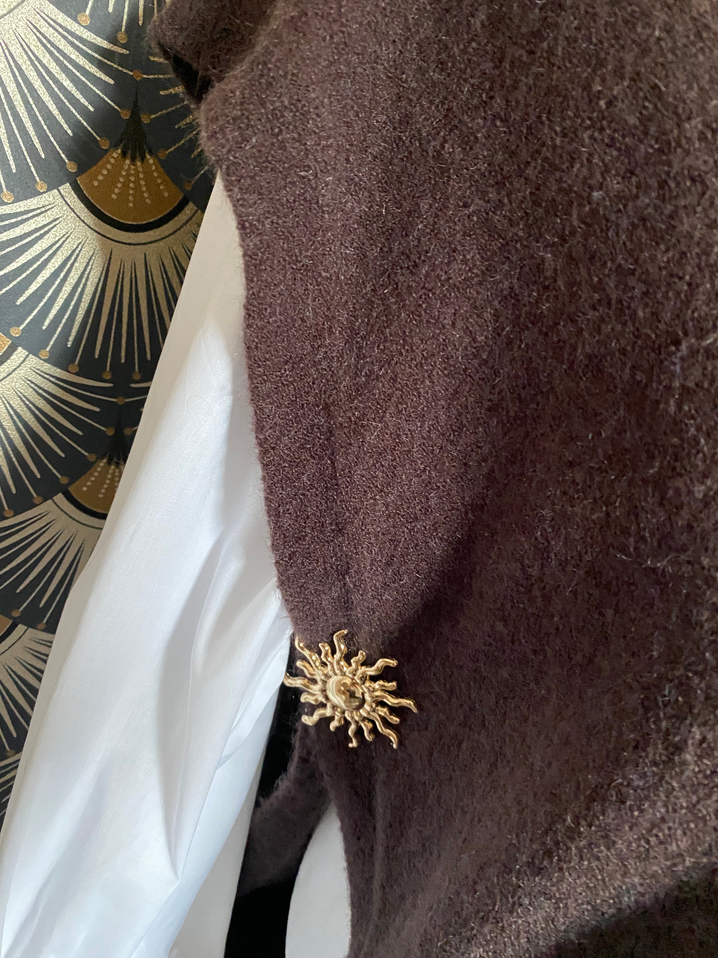 PULL SANS MANCHE  SOLEIL CHOCO  TU36/44