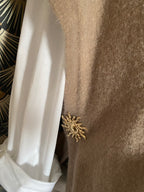 PULL SANS MANCHE  SOLEIL BEIGE  TU36/44