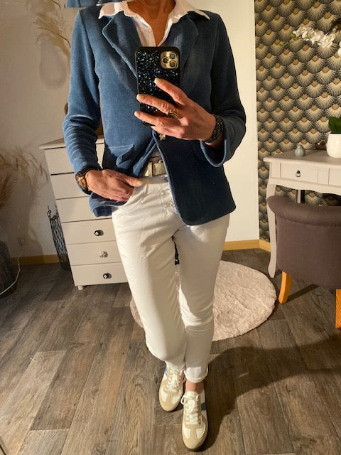 JEAN FORVER BLANC    XS/S/M/L/XL/XXL