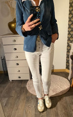 JEAN FORVER BLANC    XS/S/M/L/XL/XXL