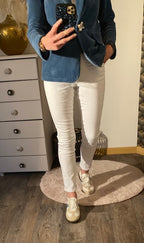 JEAN FORVER BLANC    XS/S/M/L/XL/XXL