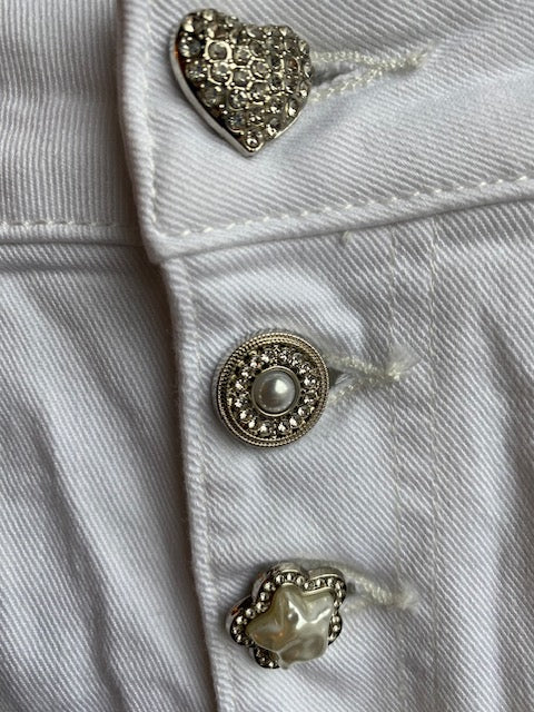 JEAN FORVER BLANC    XS/S/M/L/XL/XXL