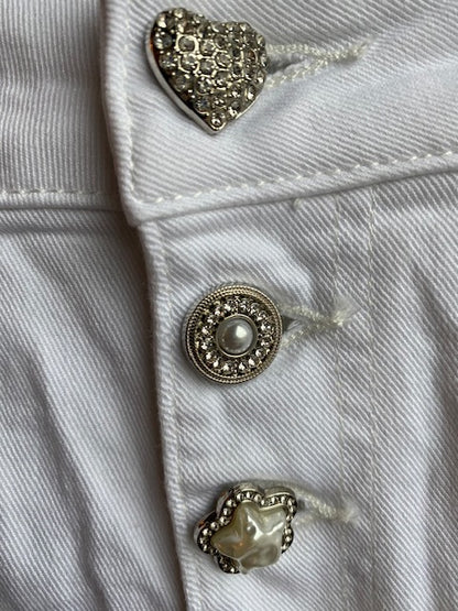 JEAN FORVER BLANC    XS/S/M/L/XL/XXL