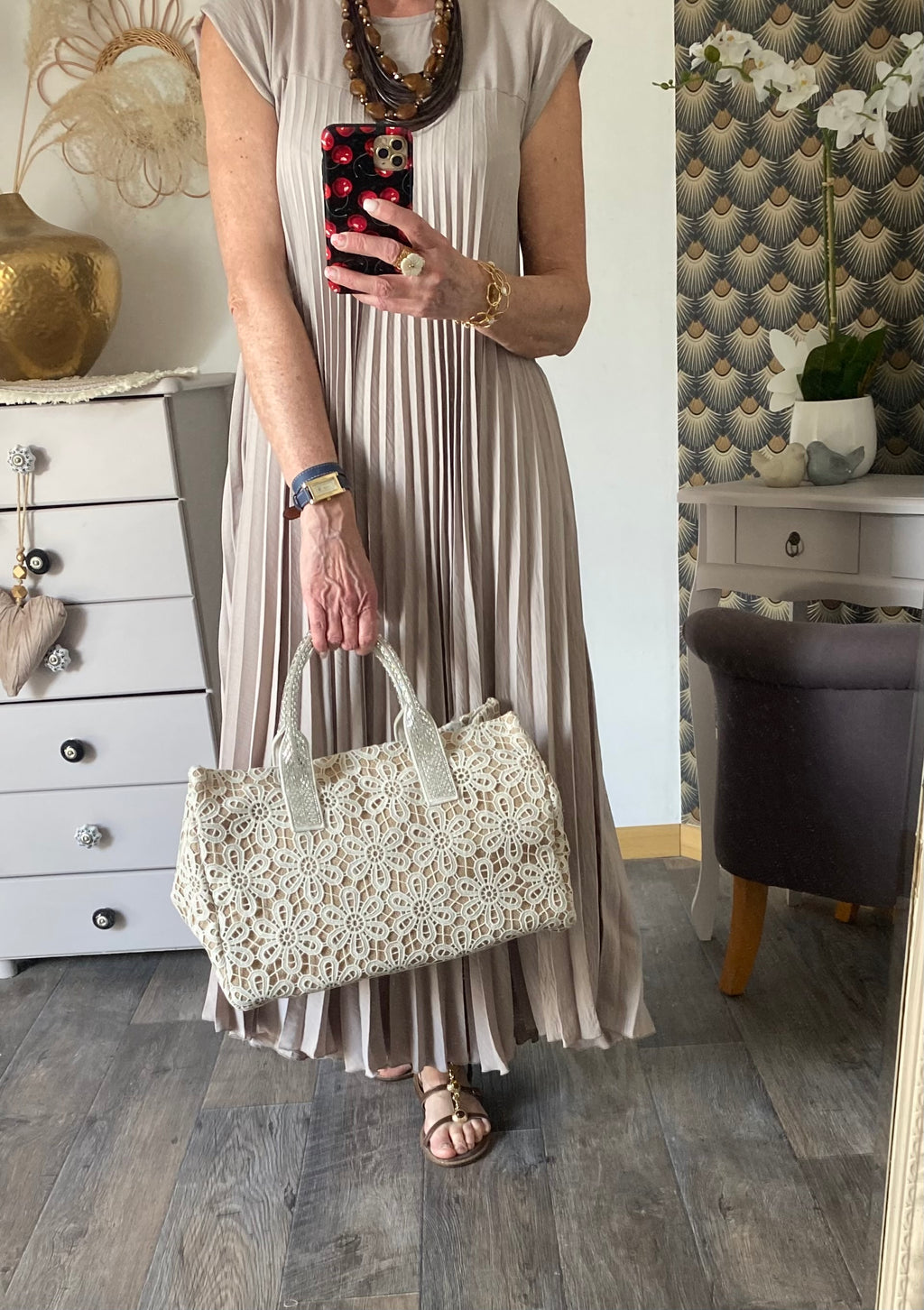 ROBE MAGIQUE  TU 36/46  BEIGE