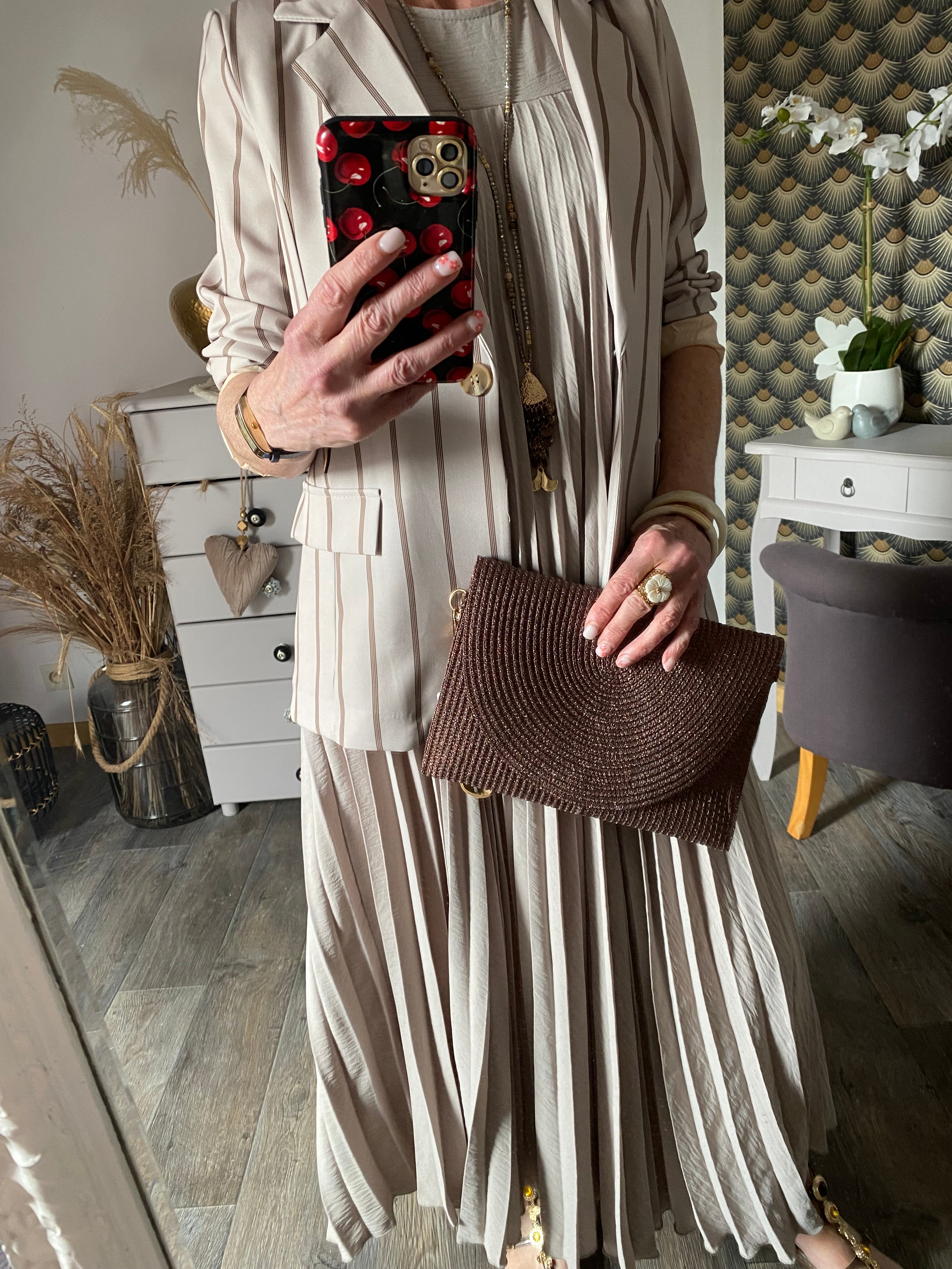 VESTE BLAZER RAYE BEIGE   TU 36/44