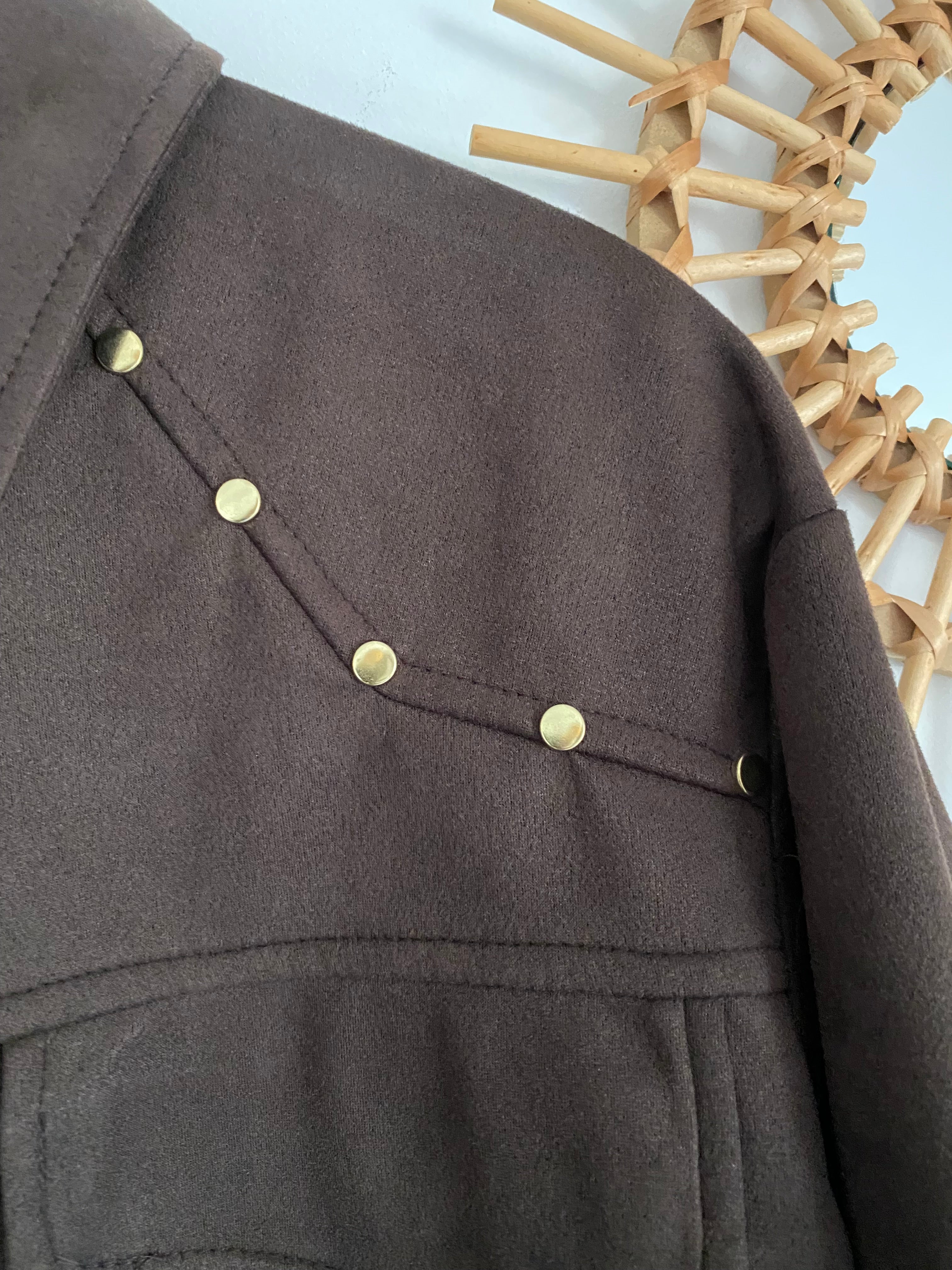 VESTE SHAMING CHOCOLAT  TAILLE S/M OUM/L