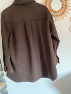 VESTE SHAMING CHOCOLAT  TAILLE S/M OUM/L