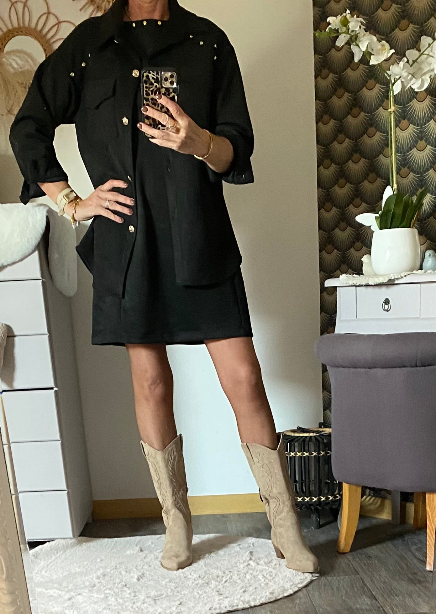 ROBE SCHAMING   NOIRE  TAILLE M