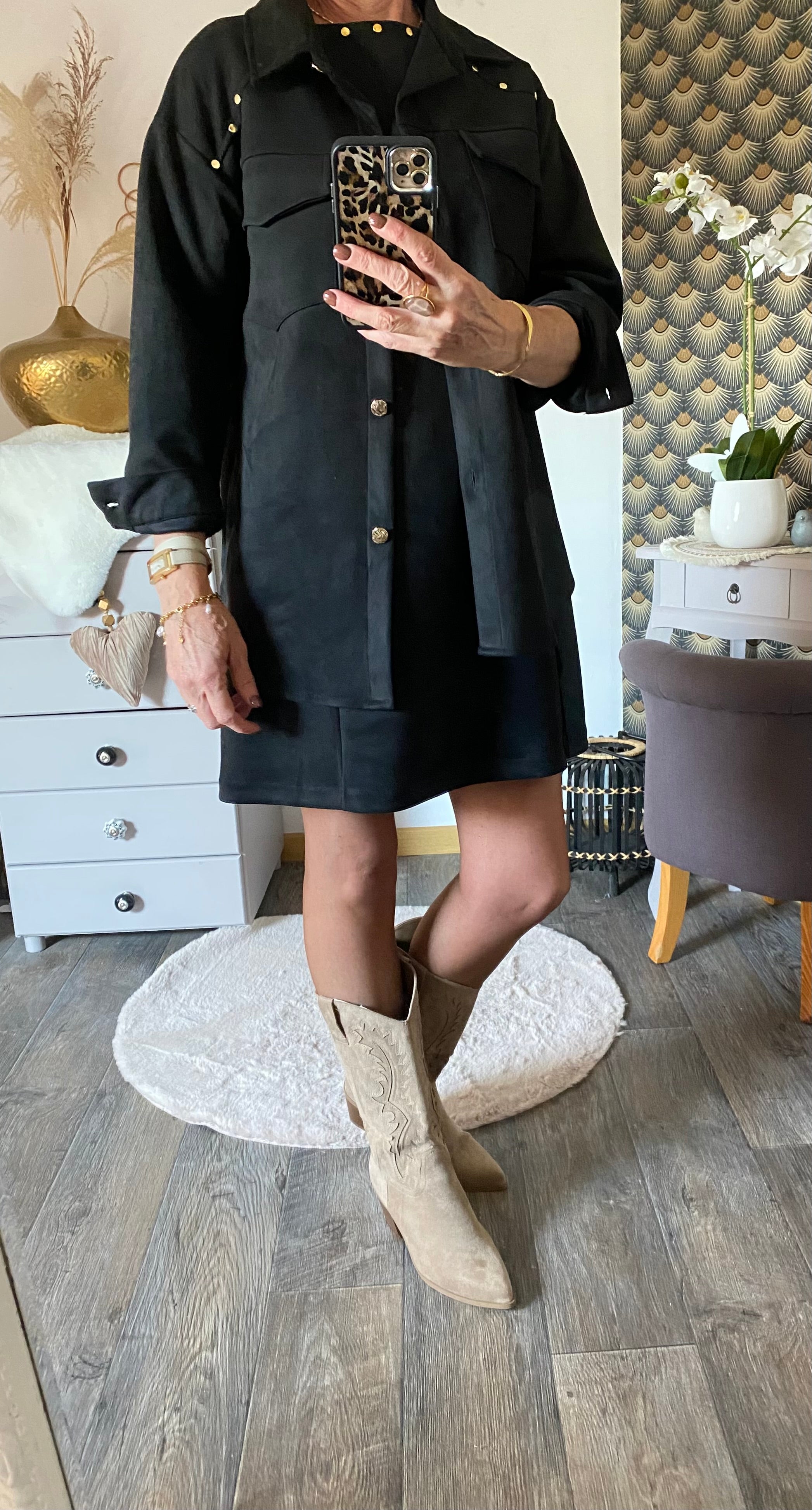 ROBE SCHAMING   NOIRE  TAILLE M