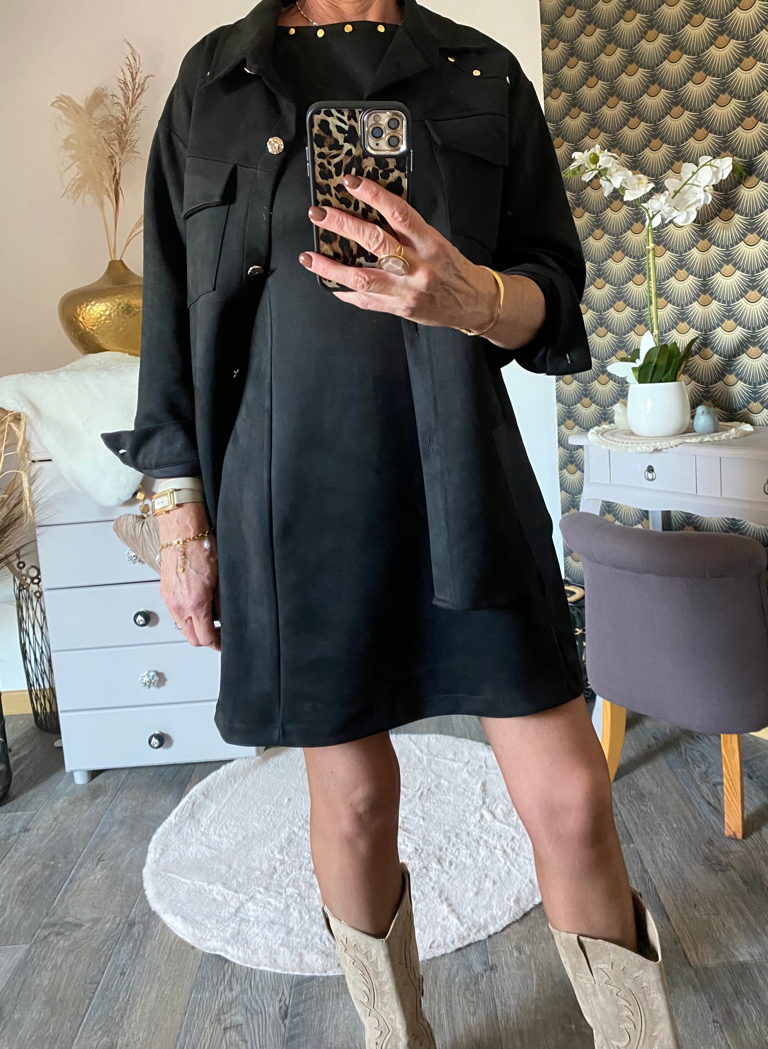 ROBE SCHAMING   NOIRE  TAILLE M