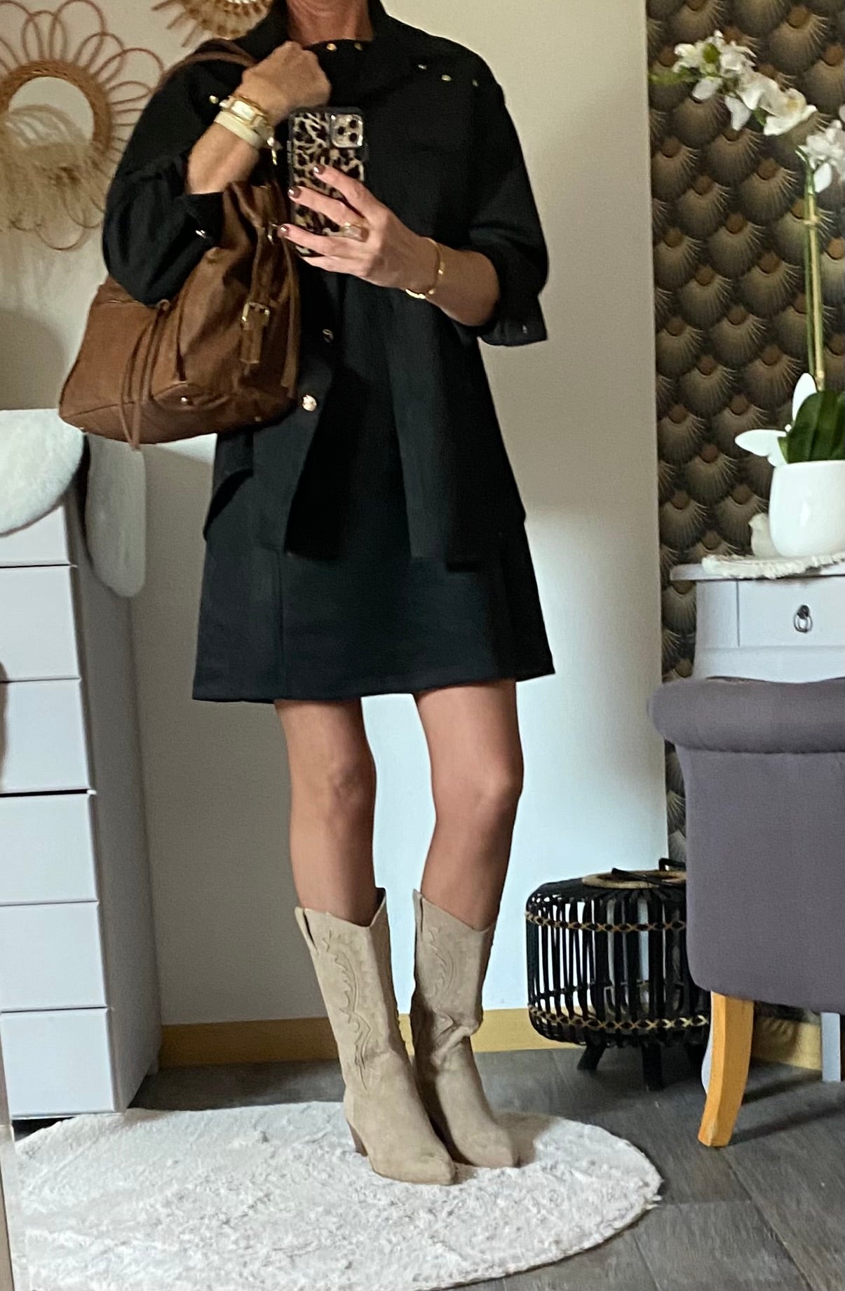 ROBE SCHAMING   NOIRE  TAILLE M