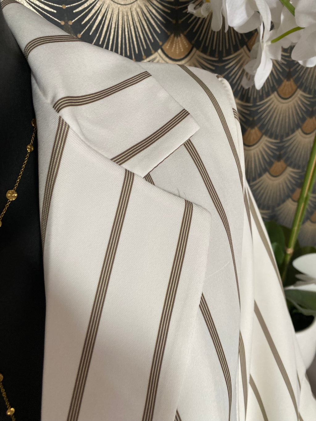VESTE BLAZER RAYE BLANC   TU 36/44