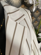 VESTE BLAZER RAYE BLANC   TU 36/44
