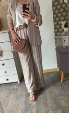 VESTE BLAZER RAYE BEIGE   TU 36/44