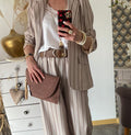 VESTE BLAZER RAYE BEIGE   TU 36/44