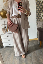 SAC POCHETTE IRISEE CHOCO