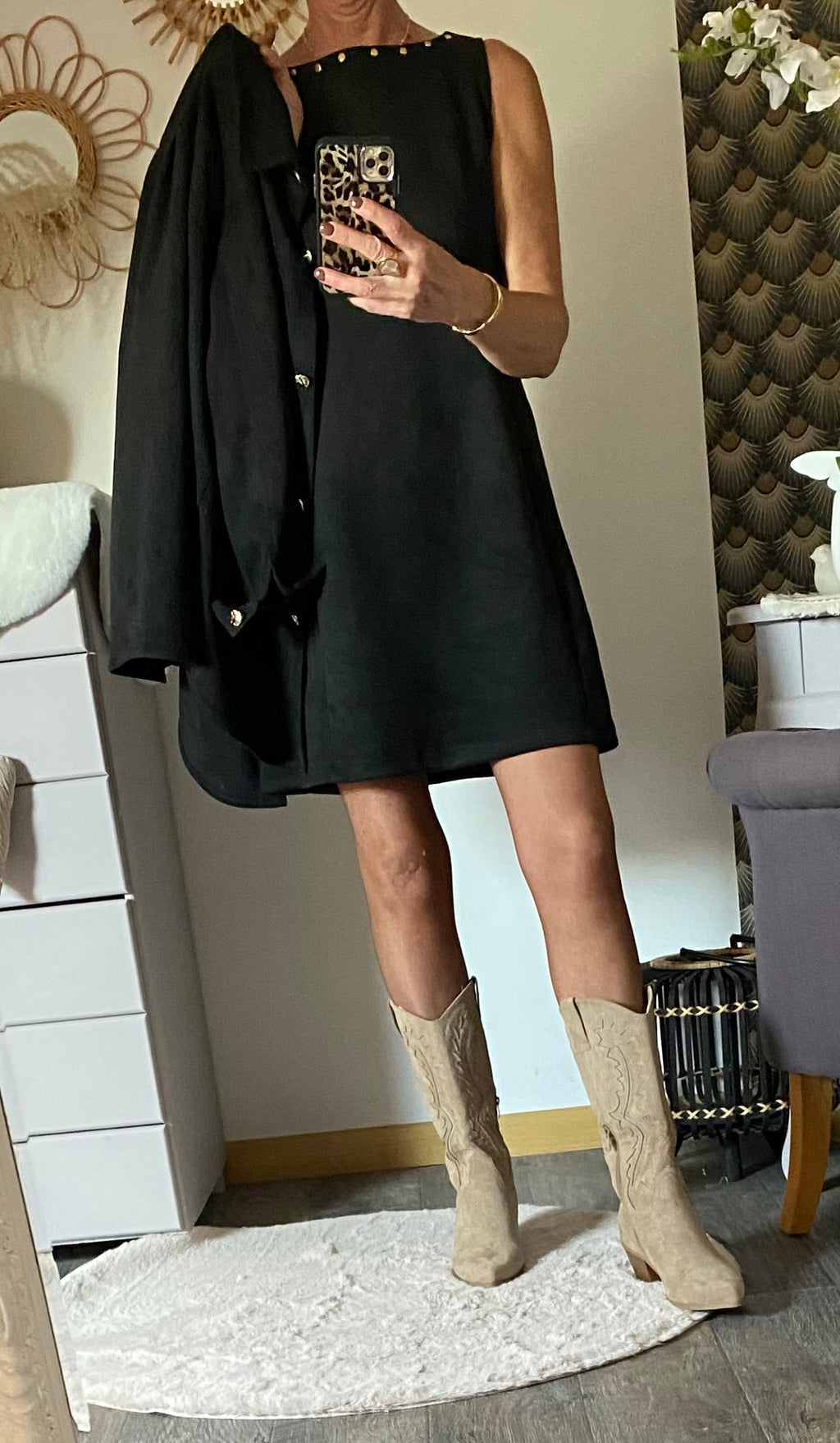 ROBE SCHAMING   NOIRE  TAILLE M