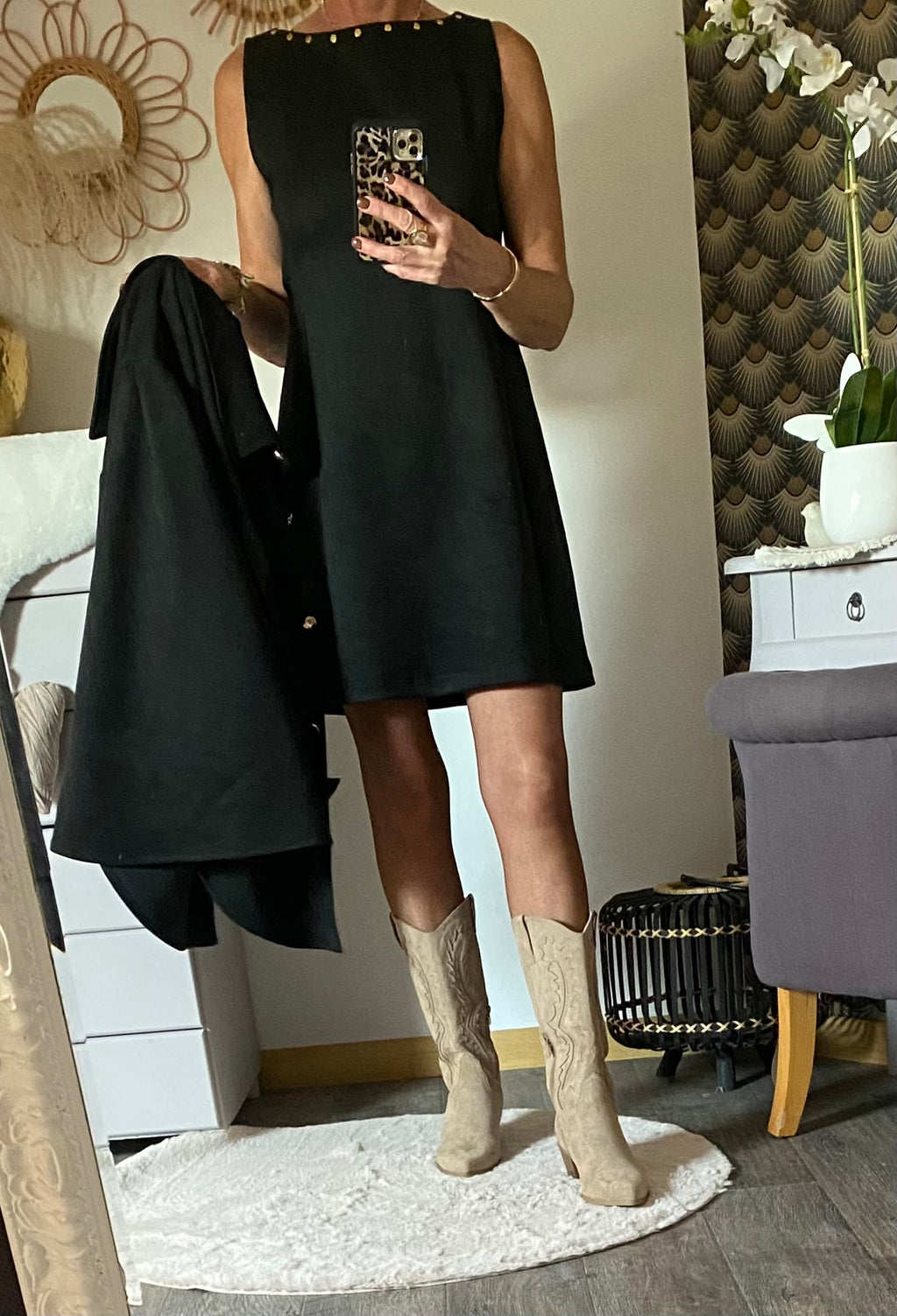 ROBE SCHAMING   NOIRE  TAILLE M