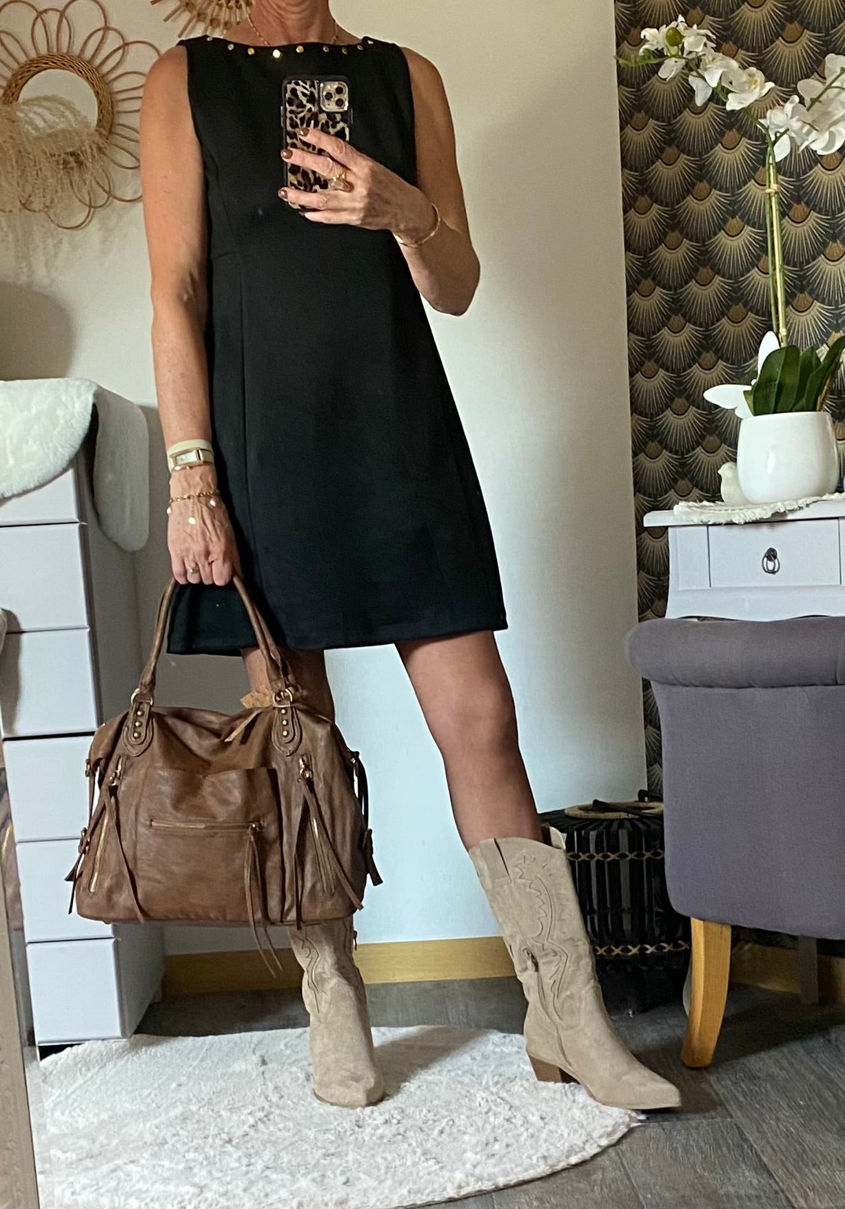 ROBE SCHAMING   NOIRE  TAILLE M