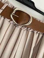 PANTALON PALAZZO RAYE BEIGE  TU 36/44