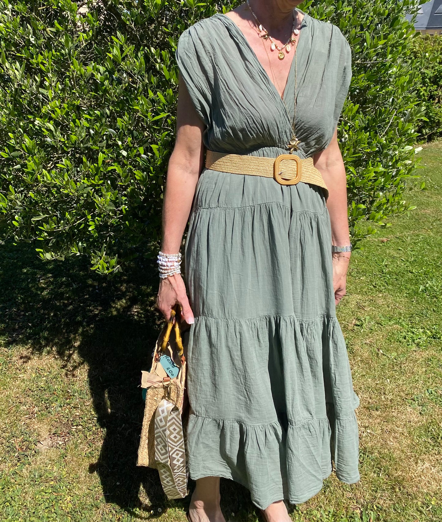 ROBE SABRINA  KAKI  38/46
