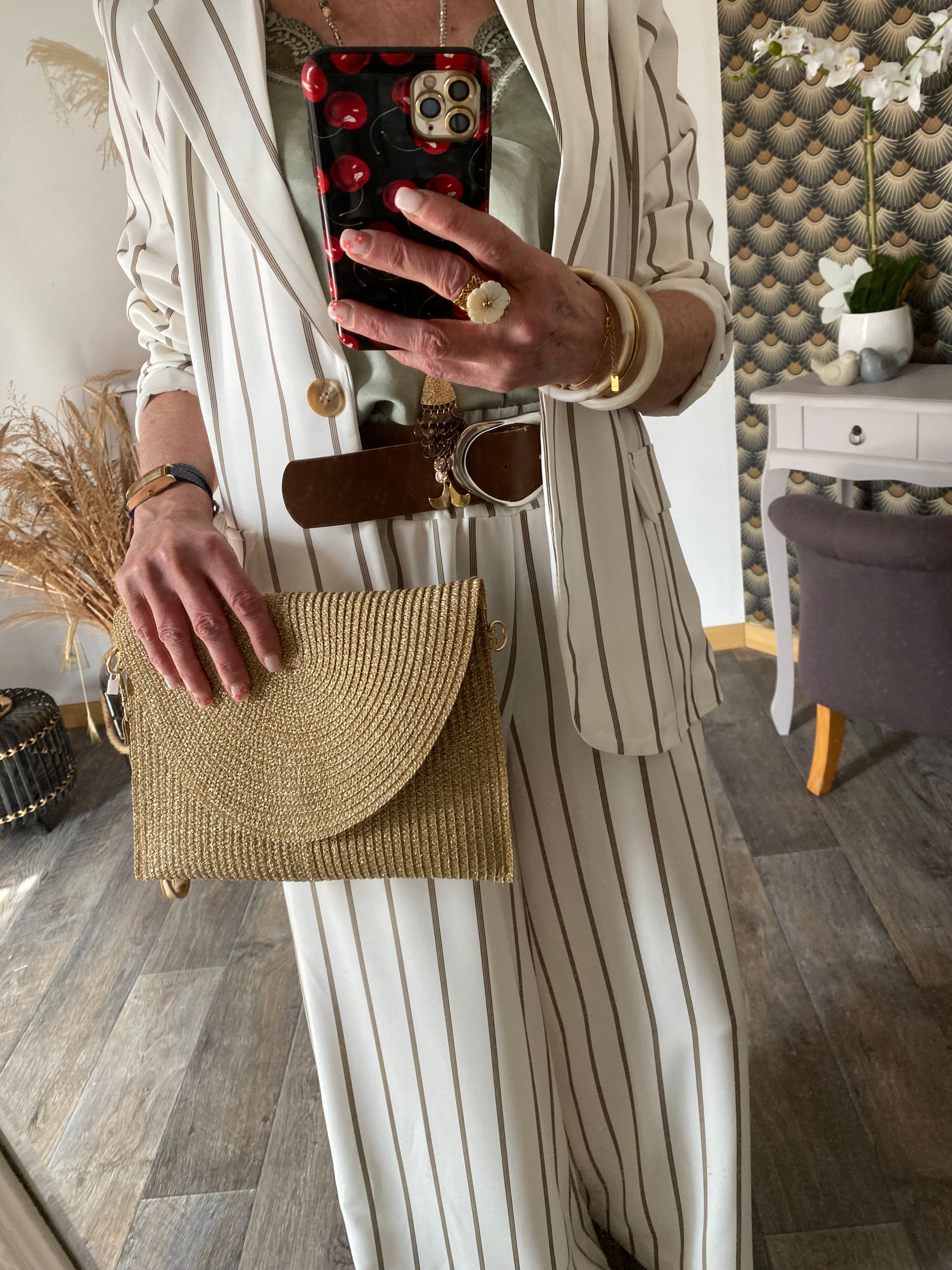 SAC POCHETTE IRISEE DORE